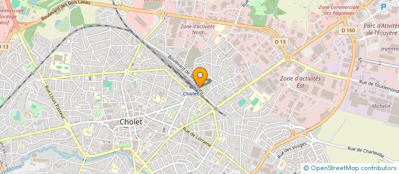 localisation de l'entreprise ACC & GO à CHOLET