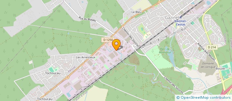 localisation de l'entreprise ACC INTERNATIONAL  CESTAS