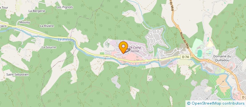 localisation de l'entreprise ACC INVEST à SAINTE-MAXIME