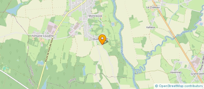 localisation de l'entreprise ACC'OR  CUISERY