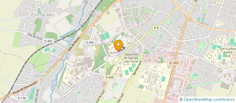 localisation de l'entreprise ACC PROJETS INTERCULTURELS DE L'EUROPE à AMIENS