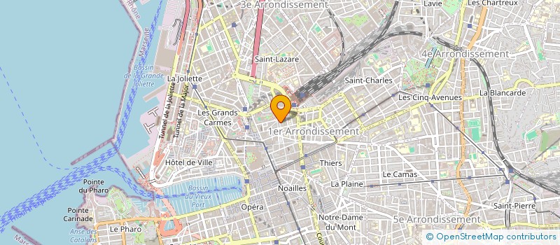 localisation de l'entreprise ACC SERV PERSO AGEES BELSUNCE PORTE AIX à MARSEILLE