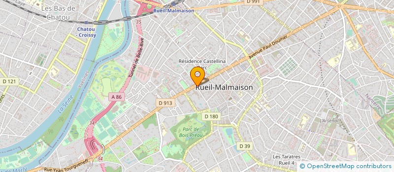 localisation de l'entreprise ACC2 à RUEIL-MALMAISON