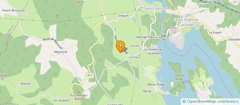 localisation de l'entreprise ACCA CROS DE MONTVERT  CROS-DE-MONTVERT