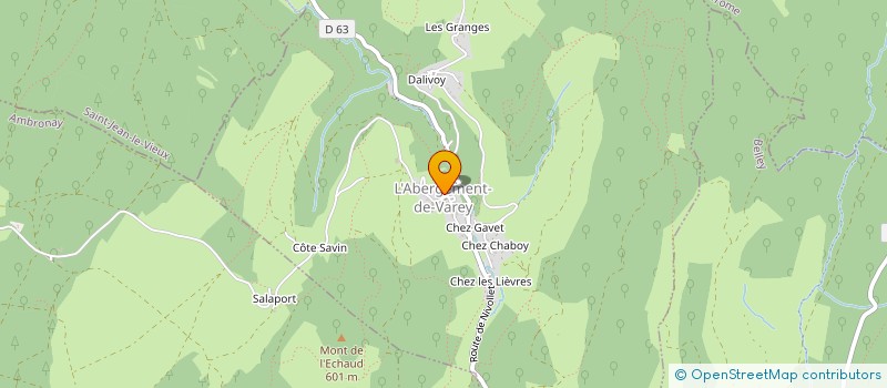 localisation de l'entreprise ACCA DE L'ABERGEMENT DE VAREY  L'ABERGEMENT-DE-VAREY