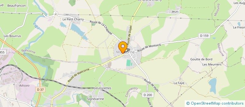 localisation de l'entreprise ACCA DE LOUROUX DE BEAUME  LOUROUX-DE-BEAUNE