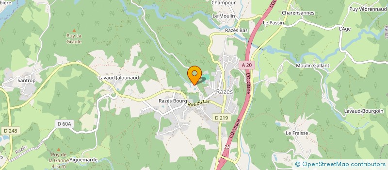 localisation de l'entreprise ACCA DE RAZES à RAZES