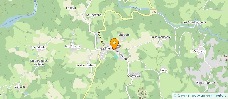 localisation de l'entreprise ACCA DE ST PIERRE DE CHERIGNAT  SAINT-PIERRE-CHERIGNAT