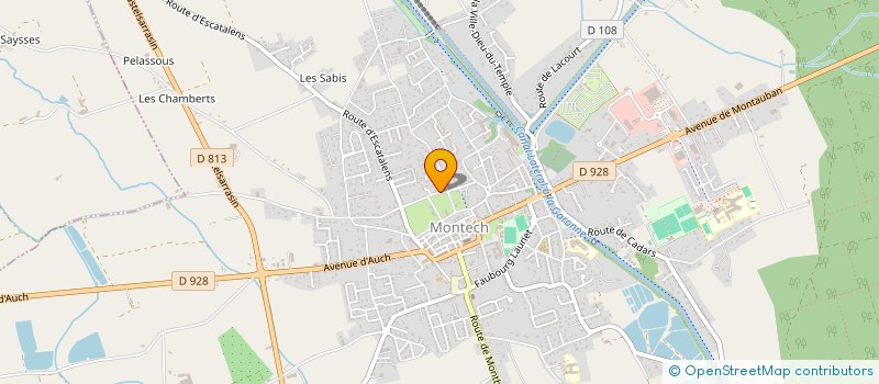 localisation de l'entreprise ACCA VIGUERON  MONTECH