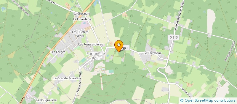 localisation de l'entreprise ACCACIAS  PARIGNE-LE-POLIN