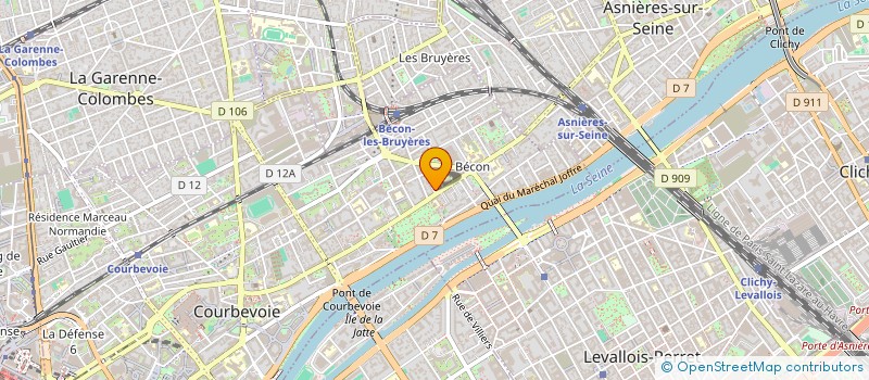 localisation de l'entreprise ACCACIAS MANAGEMENT  COURBEVOIE