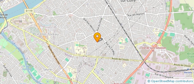 localisation de l'entreprise ACCAD à SAINT-SEBASTIEN-SUR-LOIRE
