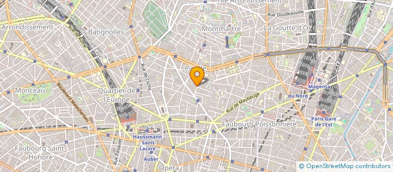 localisation de l'entreprise ACCADEMIA HOLDING MODA FRANCE à SAINT-DENIS