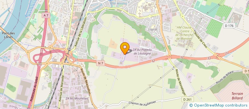 localisation de l'entreprise ACCAL à VALENCE