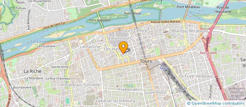 localisation de l'entreprise ACCAMA LE PAVILLON  TOURS