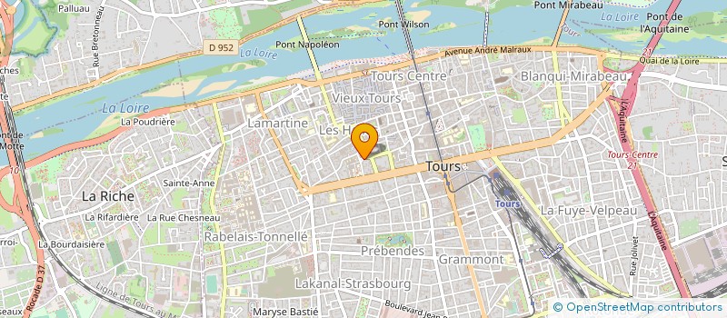 localisation de l'entreprise ACCAMA LES TRESORIERES  TOURS