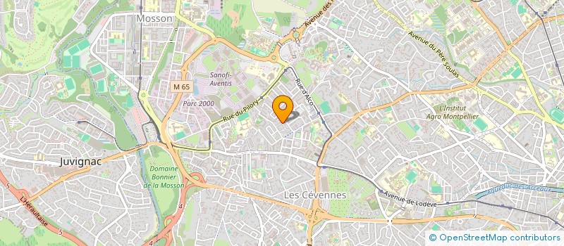 localisation de l'entreprise ACCAPDIS à MONTPELLIER