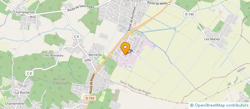 localisation de l'entreprise ACCARDO STEPHANE  SAINT-SULPICE-DE-ROYAN