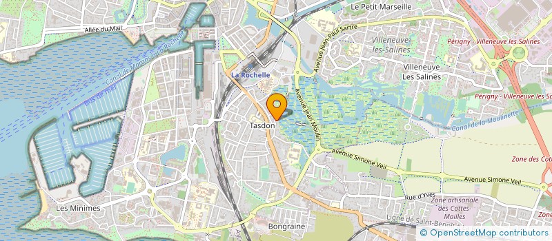 localisation de l'entreprise ACCARIAS PRODUCTION  LA ROCHELLE