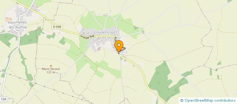 localisation de l'entreprise ACCART  LOUVENCOURT