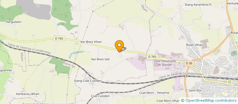 localisation de l'entreprise ACCART ADRIEN  CONCARNEAU