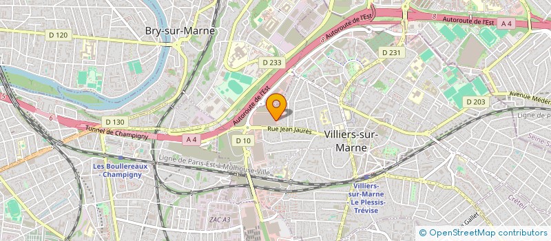 localisation de l'entreprise ACCARY-LECHNER à VILLIERS-SUR-MARNE