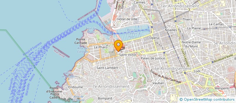 localisation de l'entreprise ACCASTILLAGE DIFFUSION MARSEILLE à MARSEILLE