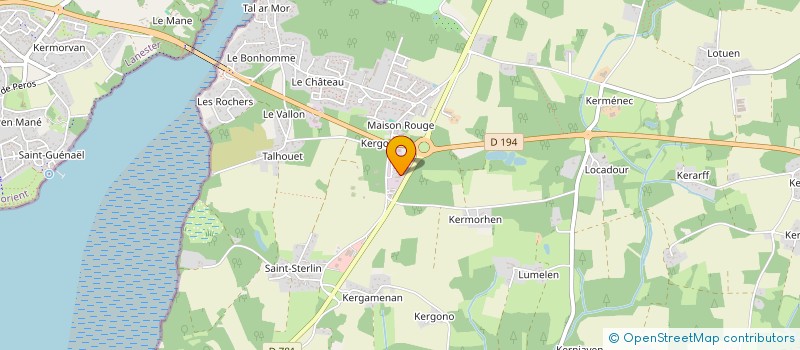 localisation de l'entreprise ACCASTIMER à KERVIGNAC