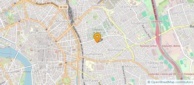 localisation de l'entreprise ACCATTONE  TOULOUSE