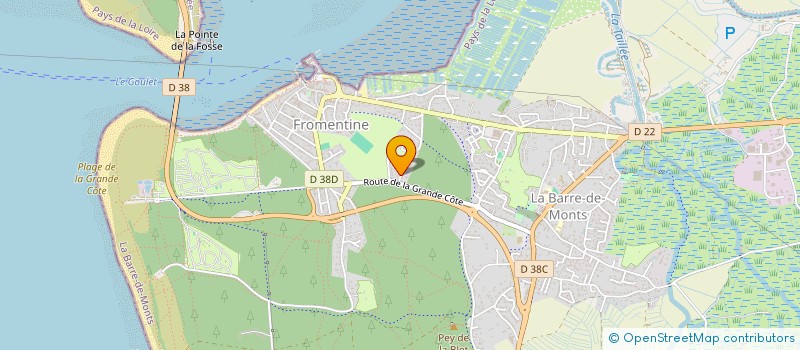 localisation de l'entreprise ACCAZ  LA BARRE-DE-MONTS