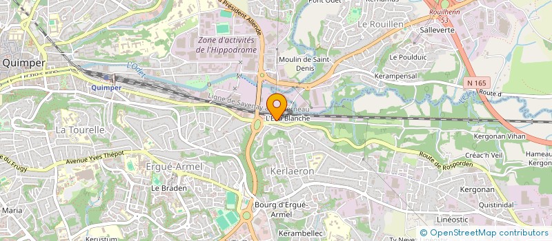 localisation de l'entreprise ACCB 2 INDIVISION à QUIMPER