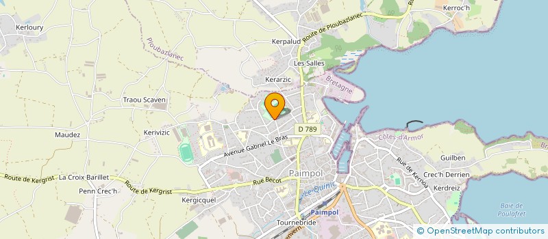 localisation de l'entreprise ACCDA MOREL  PAIMPOL