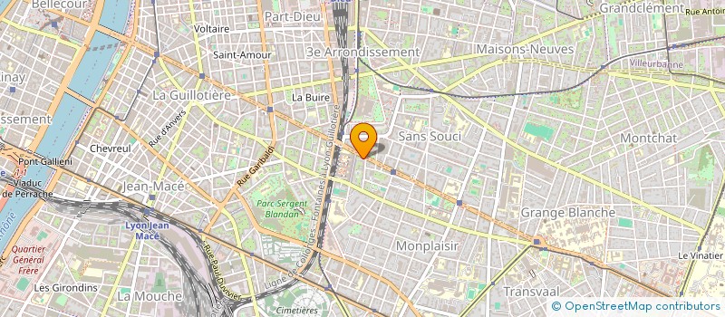 localisation de l'entreprise ACCDP ET ASSOCIES  LYON