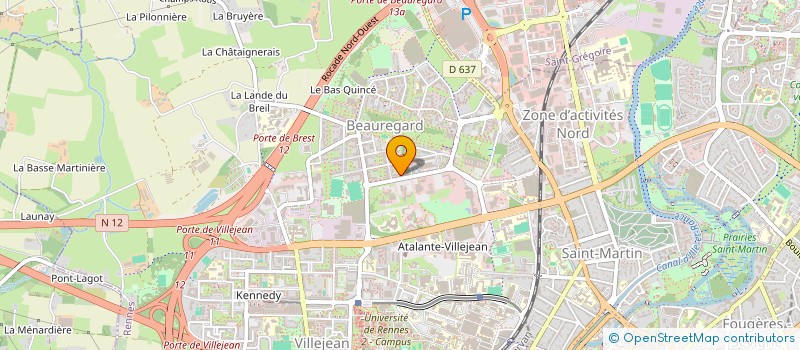 localisation de l'entreprise ACCE  RENNES