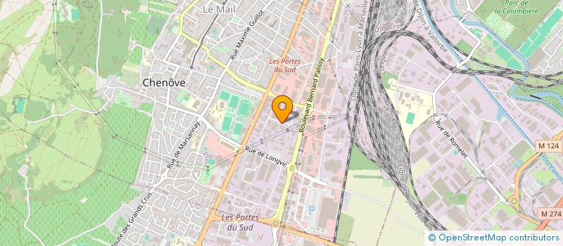 localisation de l'entreprise ACCE à CHENOVE