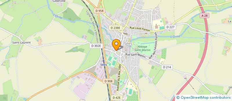 localisation de l'entreprise ACCEA NORMANDIE à SEES