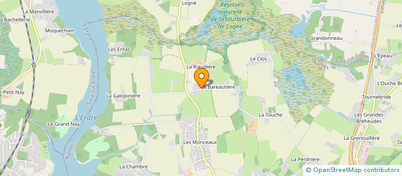 localisation de l'entreprise ACCEBATI à CARQUEFOU