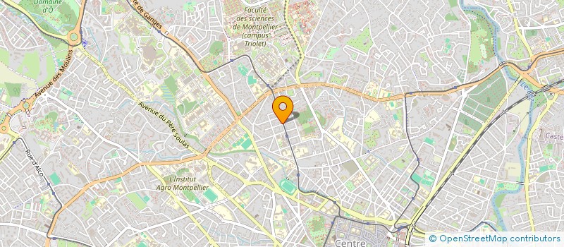 localisation de l'entreprise ACCED'HO à MONTPELLIER