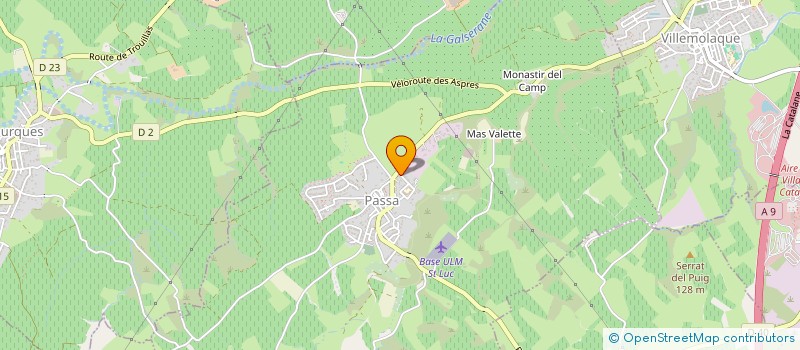 localisation de l'entreprise ACCED PMR à PONTEILLA