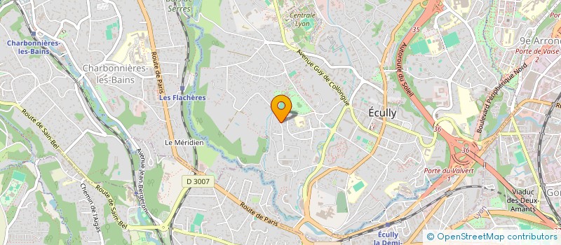 localisation de l'entreprise ACCEDE RH  ECULLY