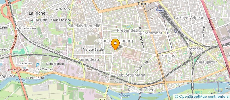 localisation de l'entreprise ACCEDOM  TOURS