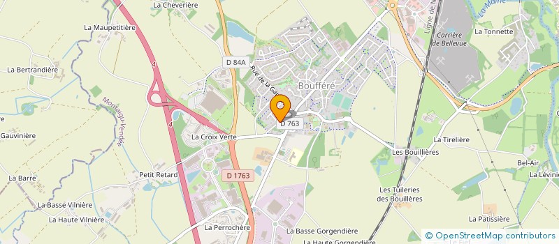 localisation de l'entreprise ACCEFF à MONTAIGU-VENDEE