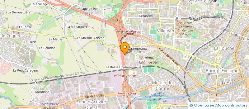 localisation de l'entreprise ACCEIS à RENNES