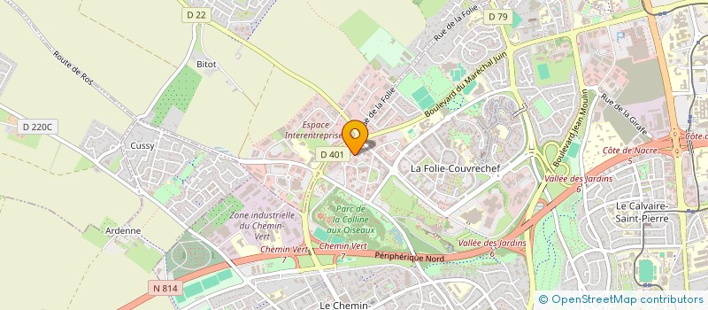 localisation de l'entreprise ACCEISS CONSEIL à CAEN