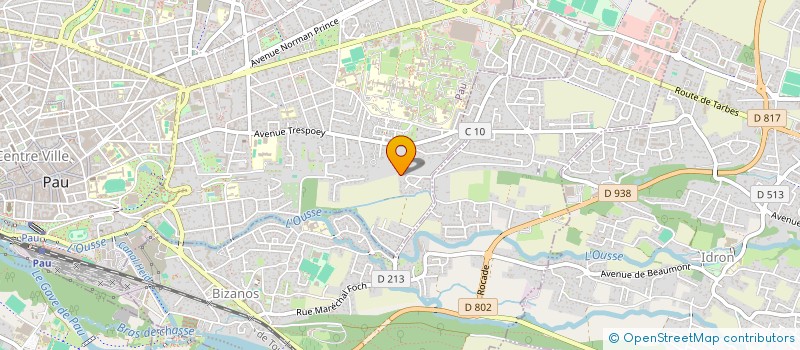 localisation de l'entreprise ACCEL IMMOBILIER à PAU