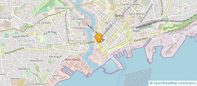 localisation de l'entreprise ACCEL INFORMATIQUE  BREST
