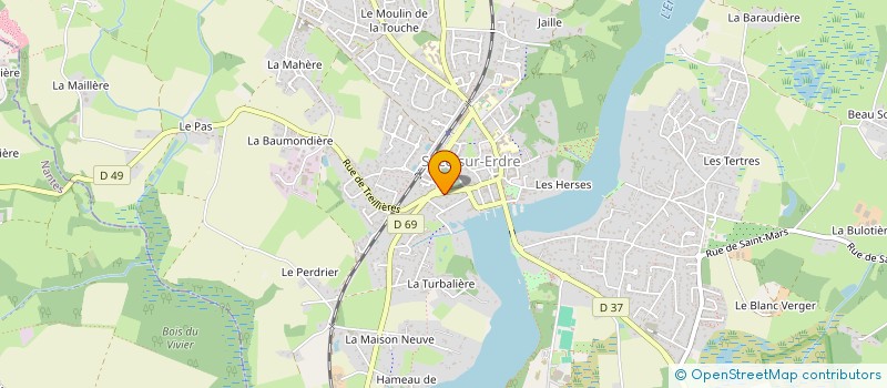 localisation de l'entreprise ACCEL TRAVAUX  SUCE-SUR-ERDRE