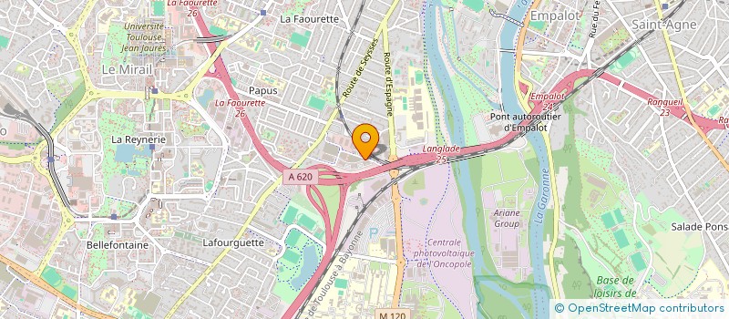 localisation de l'entreprise ACCEL'UP  TOULOUSE