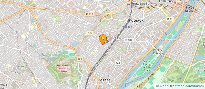 localisation de l'entreprise ACCELENSE  SURESNES