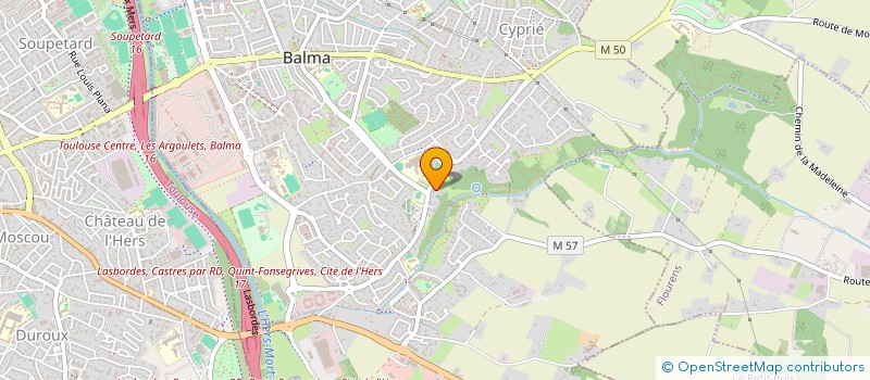 localisation de l'entreprise ACCELER'ACTEURS à BALMA
